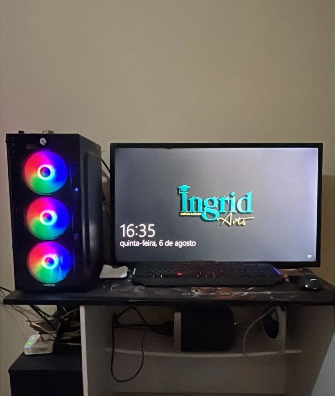 Vendo PC GAMMER + MONITOR 24P 