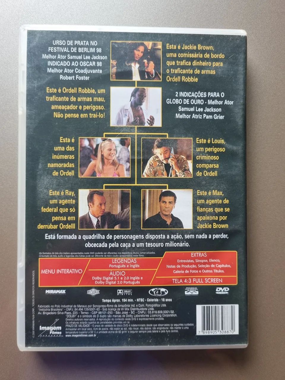 DVD Jackie Brown - Foto 3