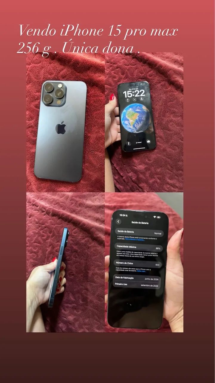 iPhone 15 pro max 256 gb