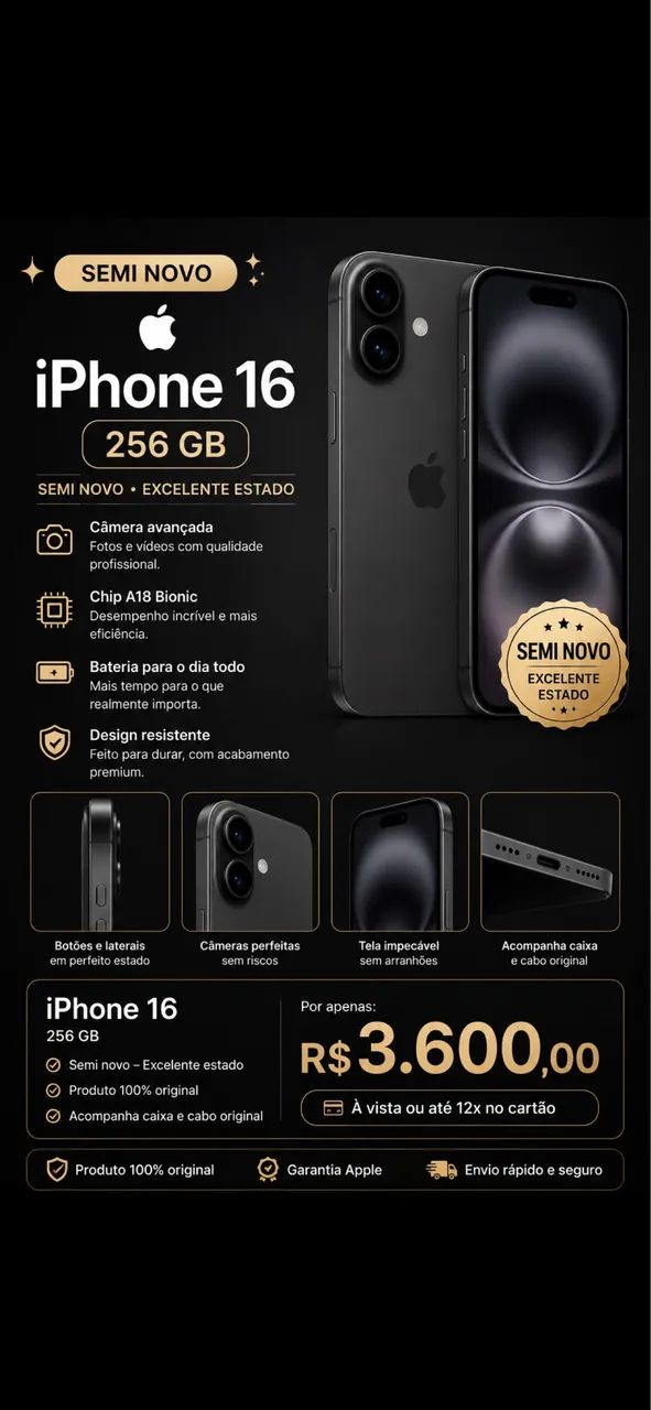 iPhone 16 256 gb 
