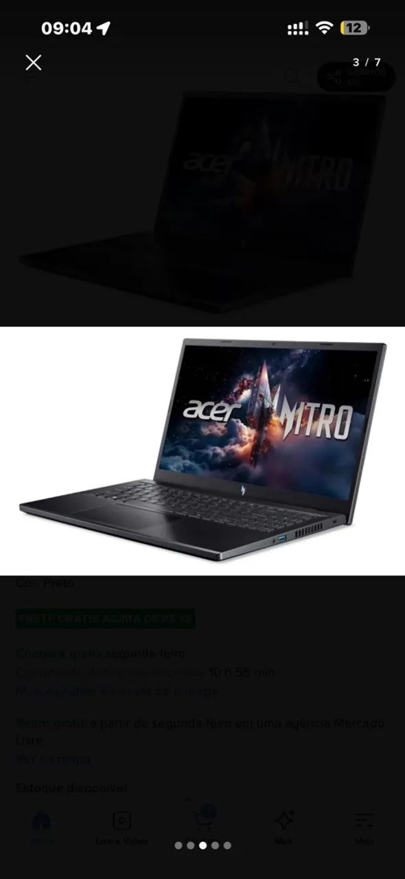 Notebook Gamer Acer Nitro - Foto 3
