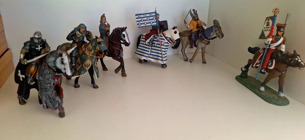 Cavaleiros Medieváis - em Chumbo - Foto 2