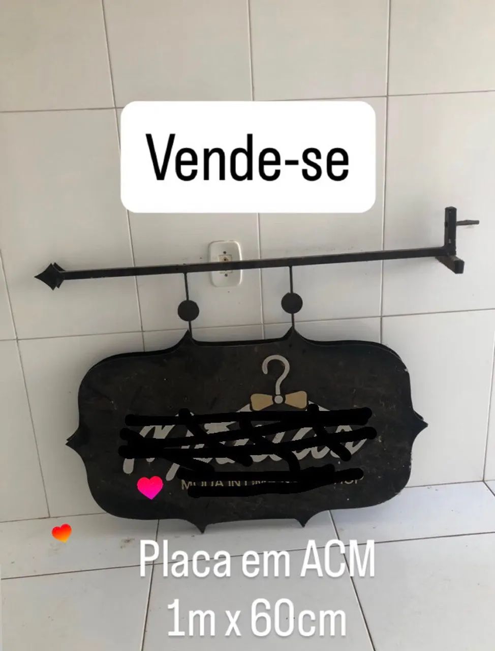 Placa em ACM ( Para Divulgar Comércio )