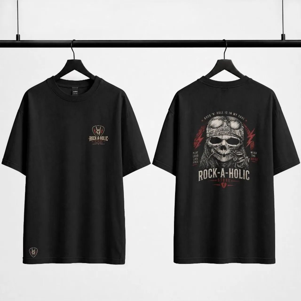 Camisetas de rock variadas masculino e feminino  - Foto 4