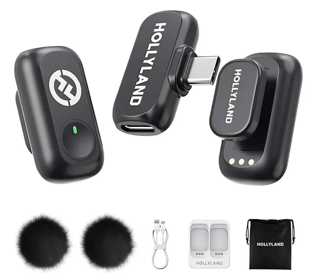 Microfone de lapela hollyland lark A1 