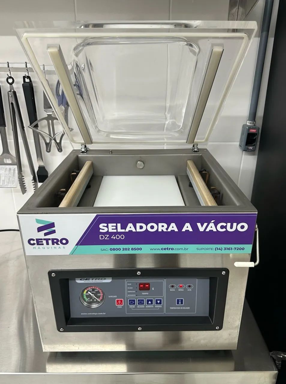 Seladora a Vácuo Bancada Cetro DZ400