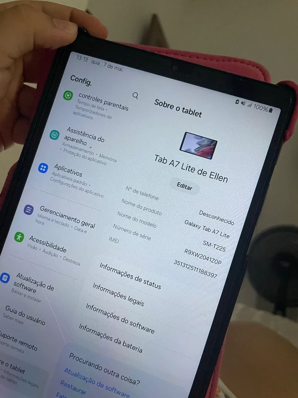 VENDO TABLET SAMSUNG GALAXY A7 LITE ?