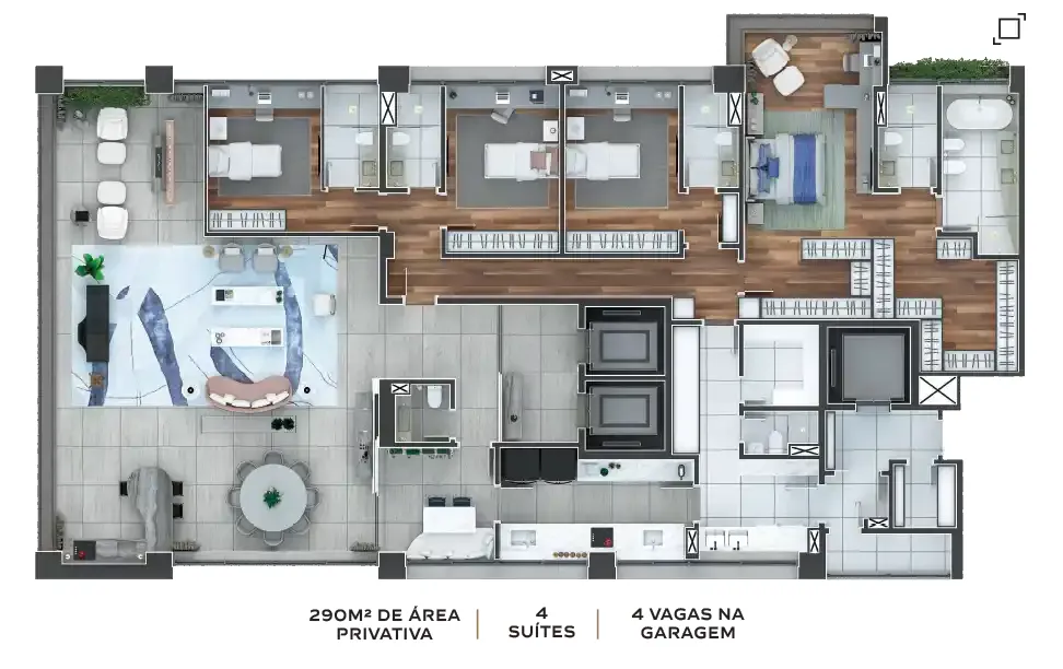 PLANTA 290m²