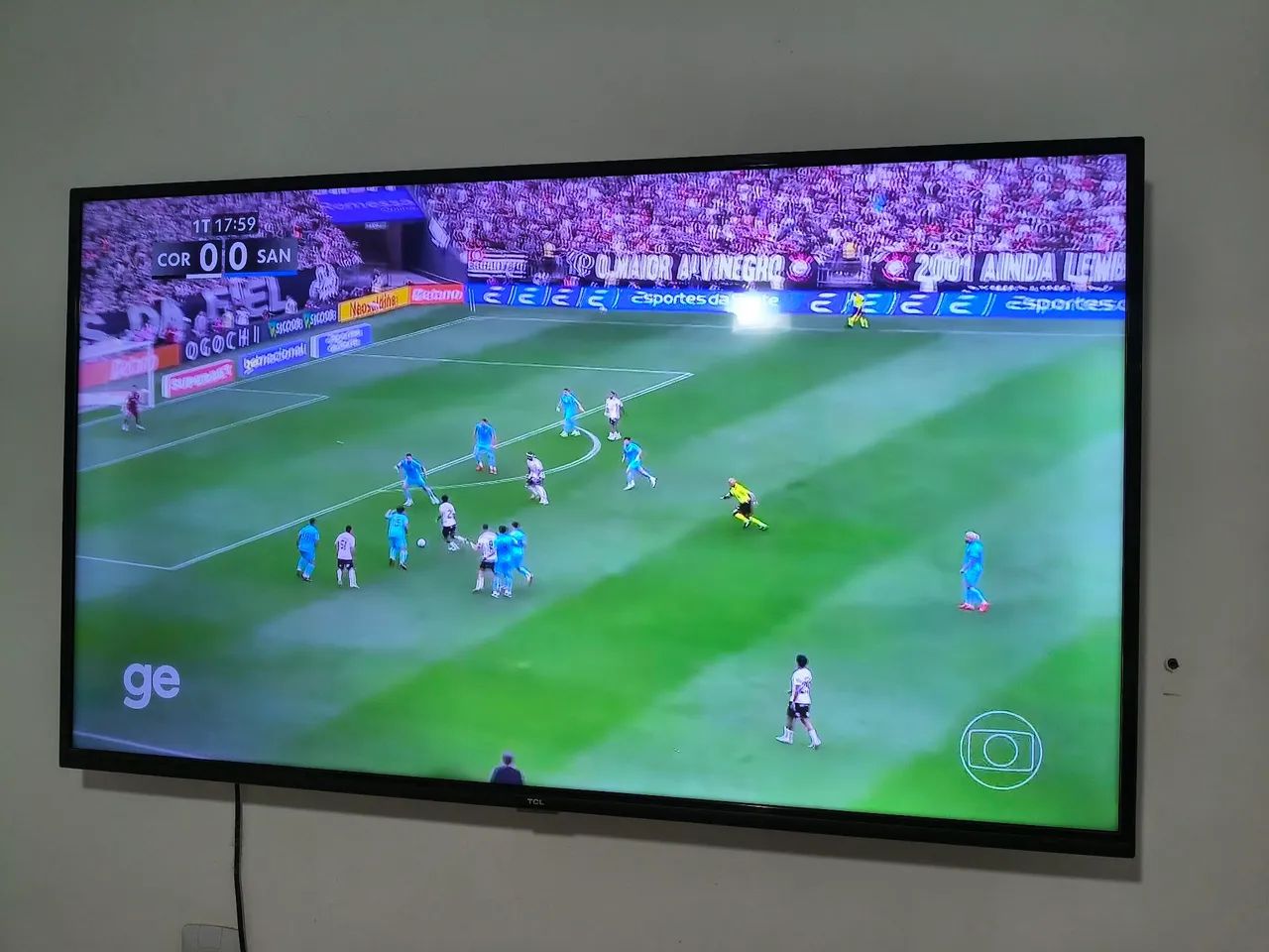 Tv TCL 4k 50".HDR wi-fi, Globoplay e YouTube. 
