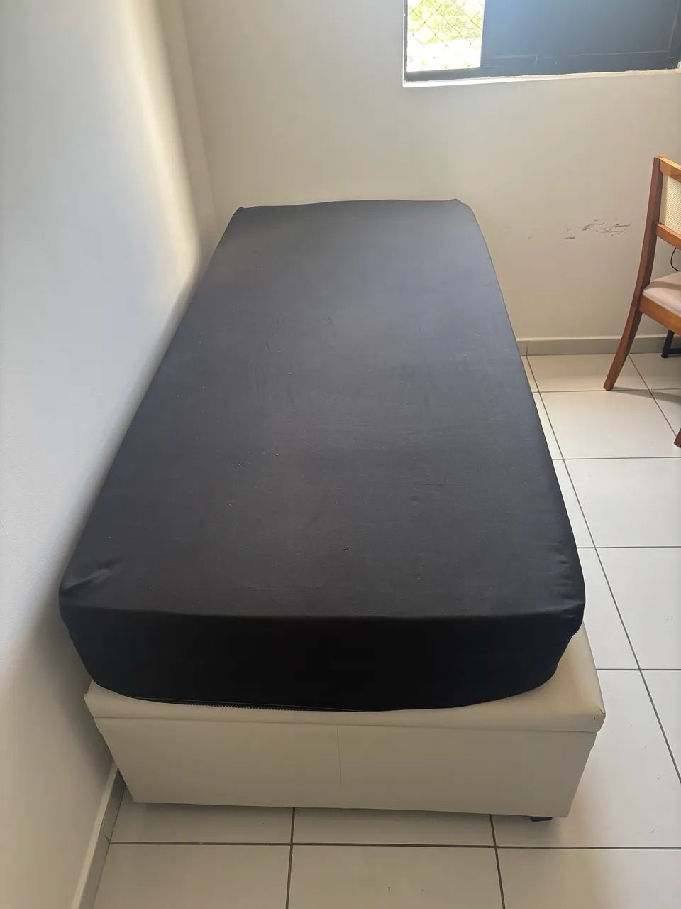 Cama baú solteiro King 