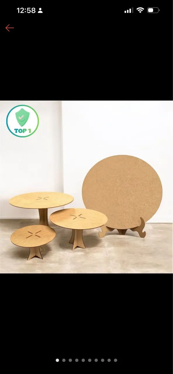 Trio de boleiras 