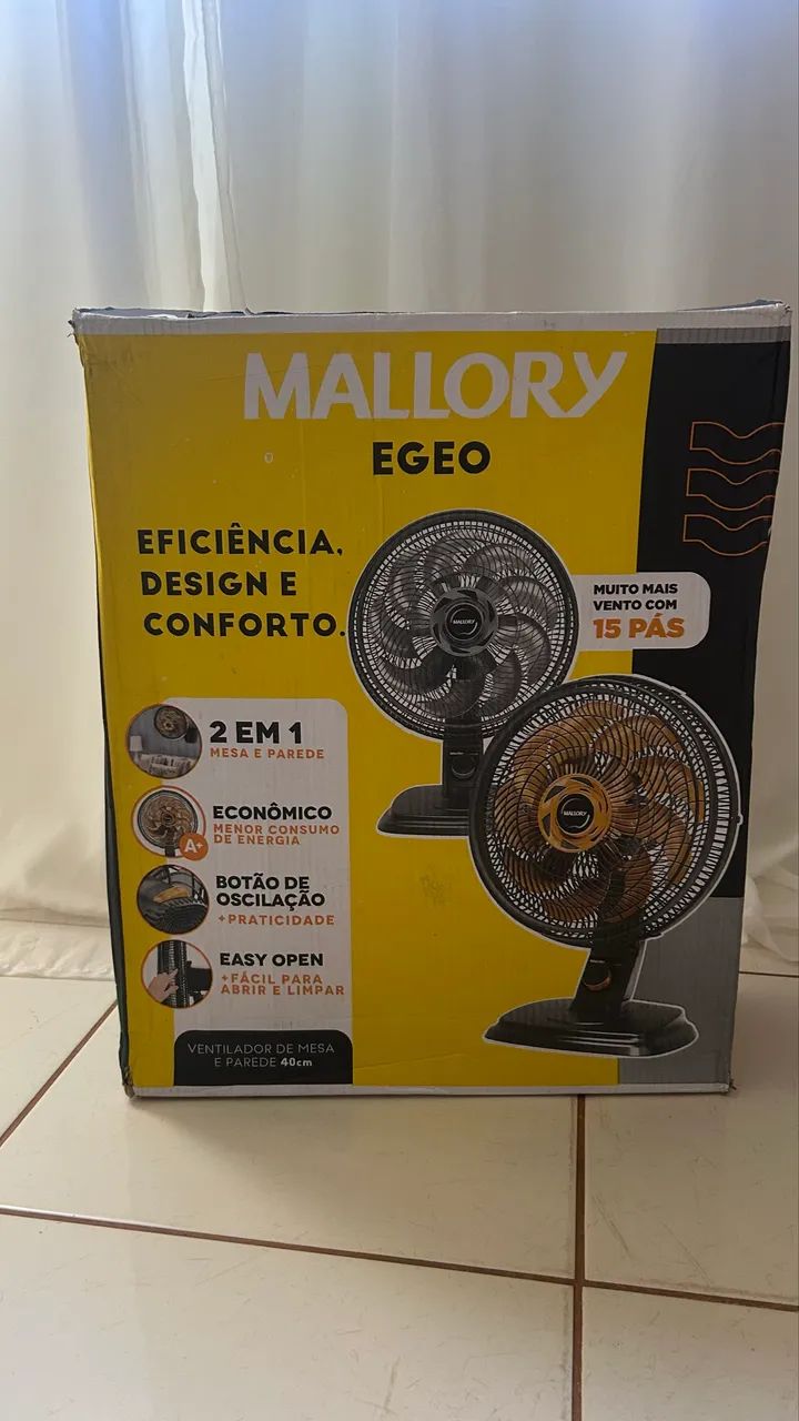 Ventilador Mallory 15 pás turbo 