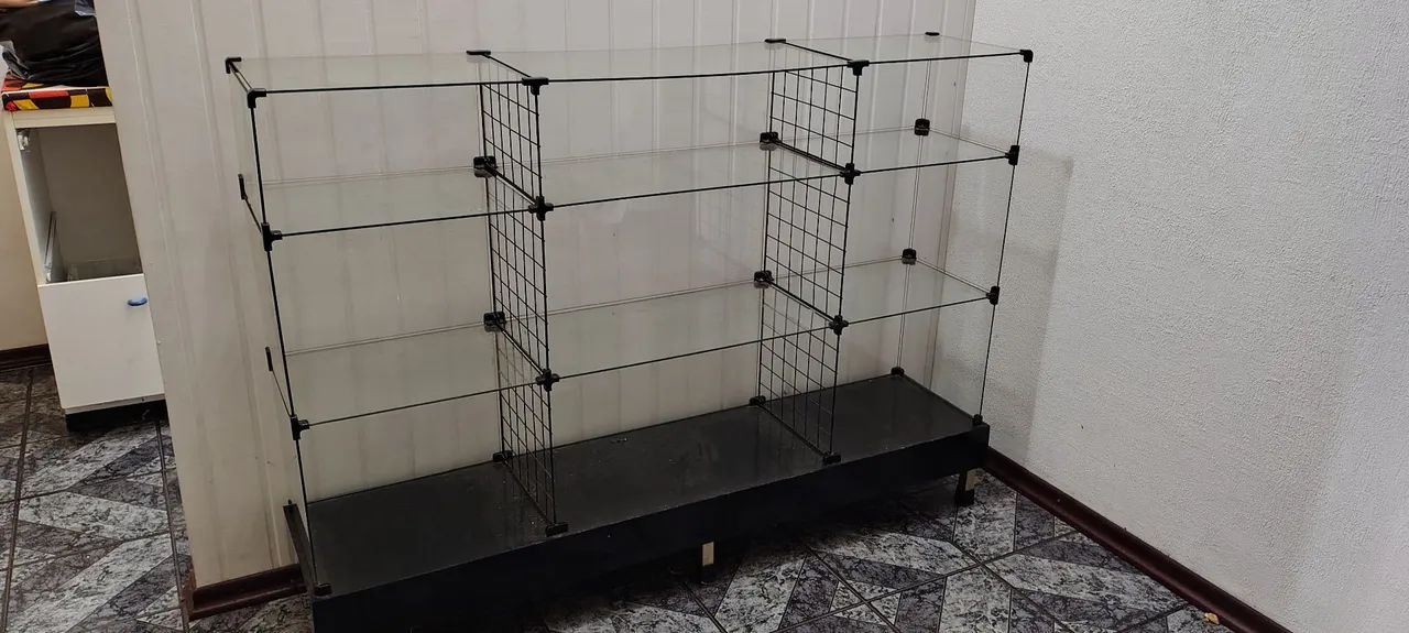 Balcão Vitrine Expositor Modulado de Vidro - Foto 3