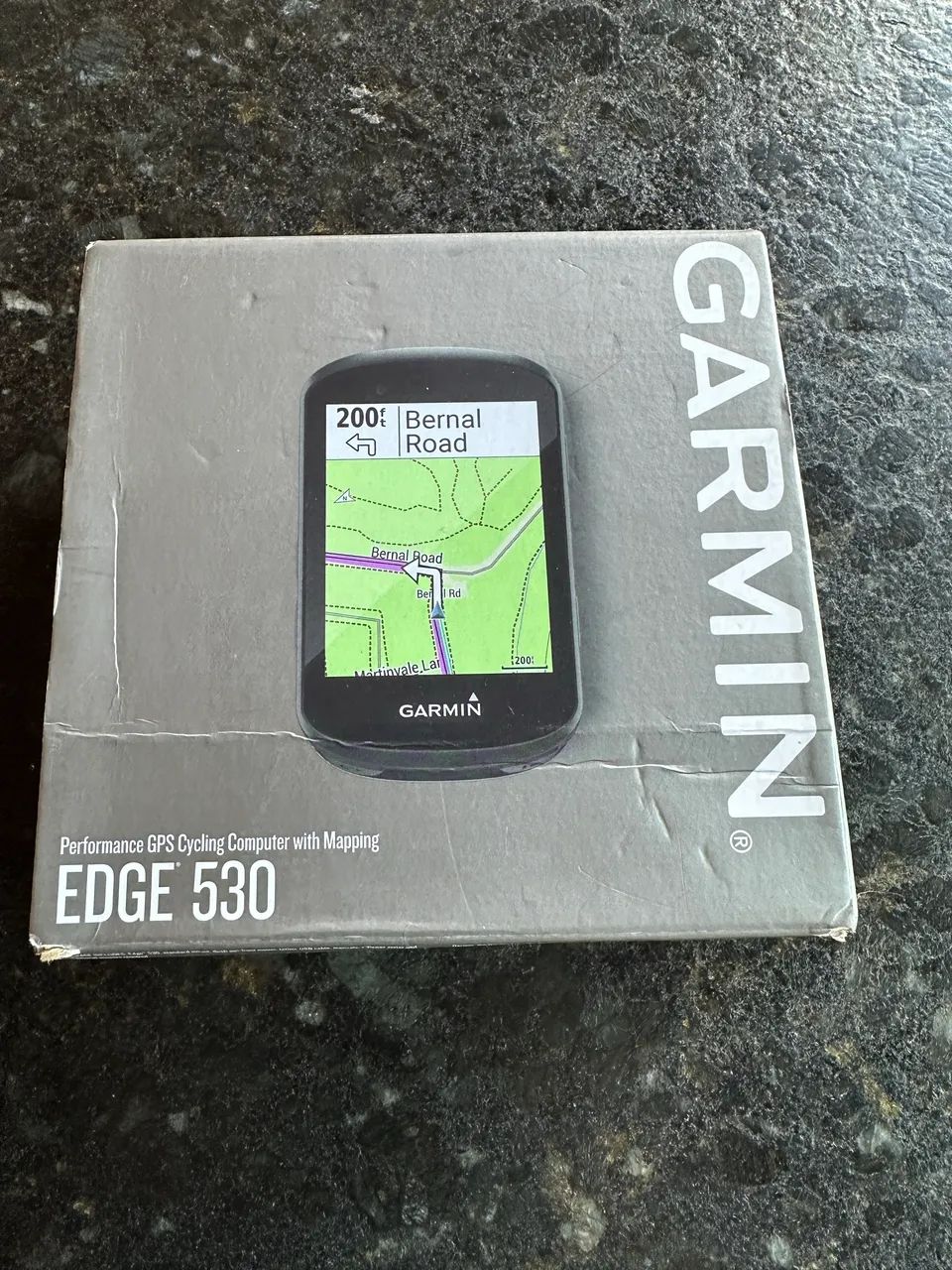 GPS Garmin Edge 530 para Ciclismo com Suporte e Caixa - Acessórios