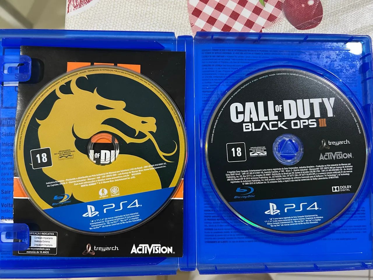 Jogo PS4 BO3 e Mortal Kombat - Foto 2
