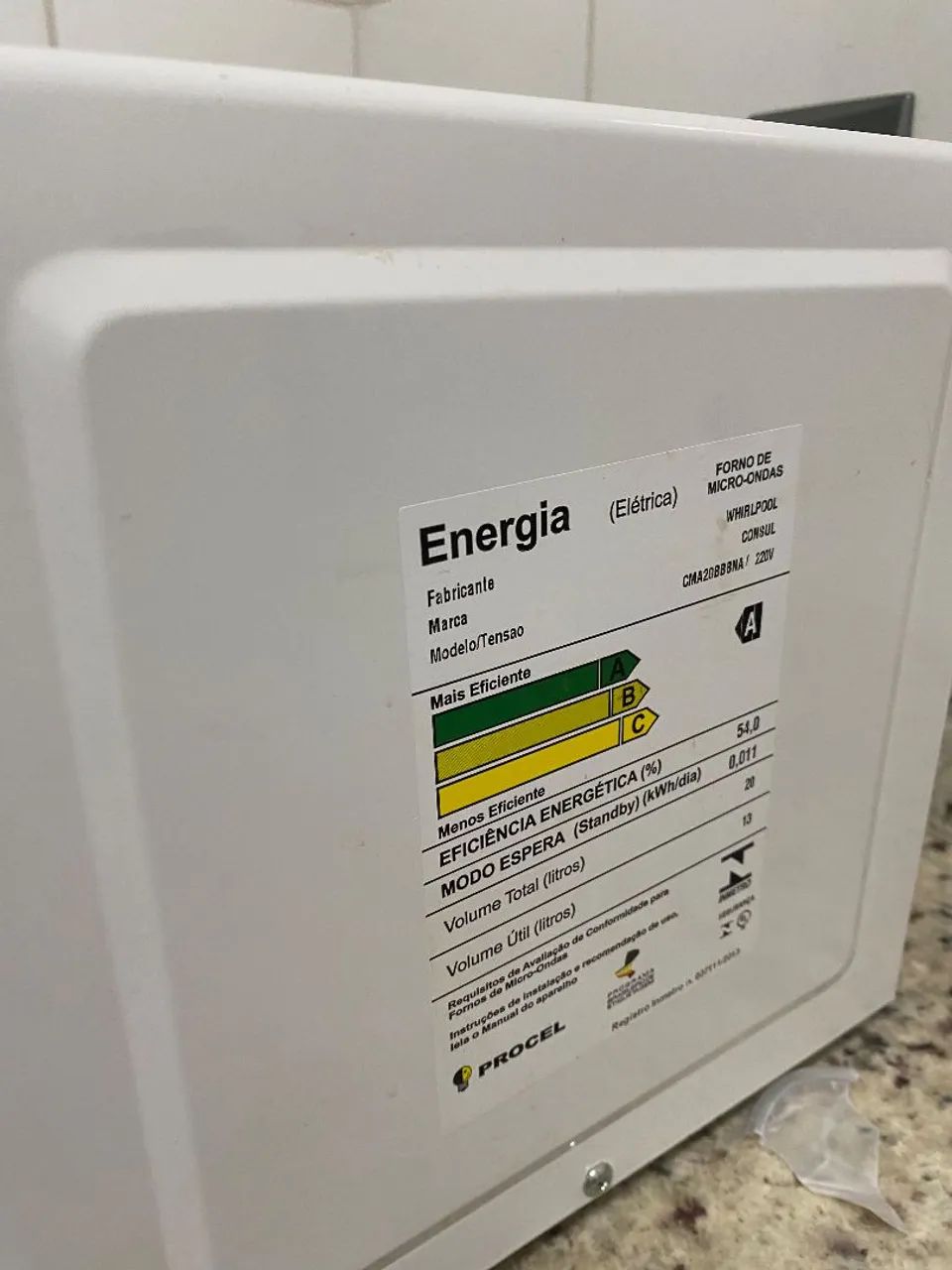 Micro-ondas Consul 20L 220V - Funcionando Perfeitamente - Foto 2