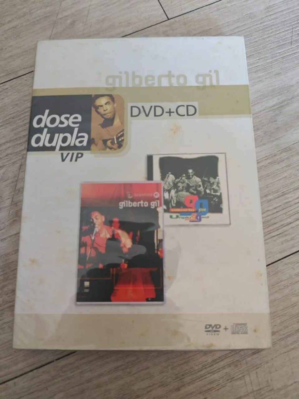 DVD + CD Gilberto Gil Acústico MTV - Dose Dupla VIP (Original)
