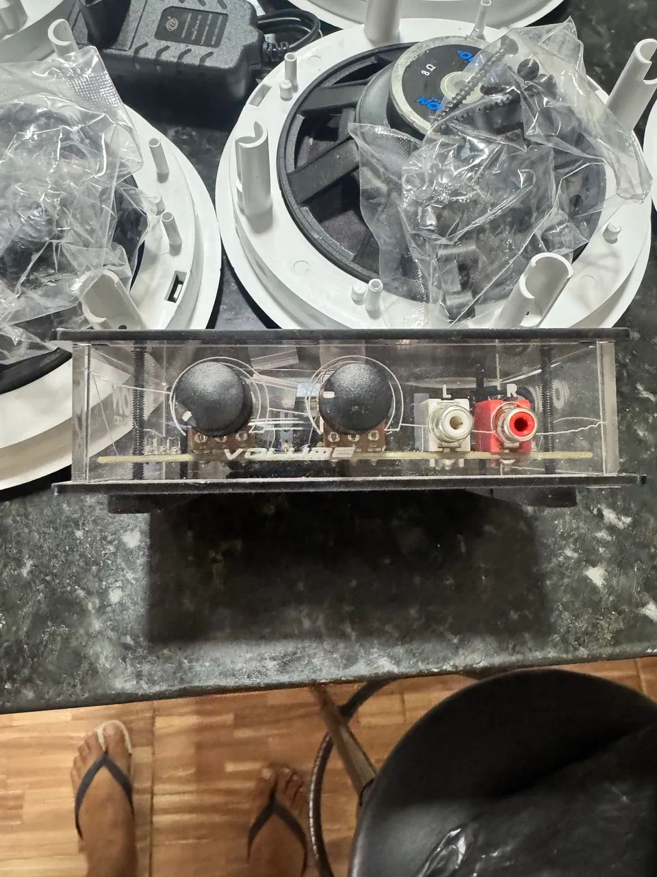 Sistema de som com amplificador  - Foto 4