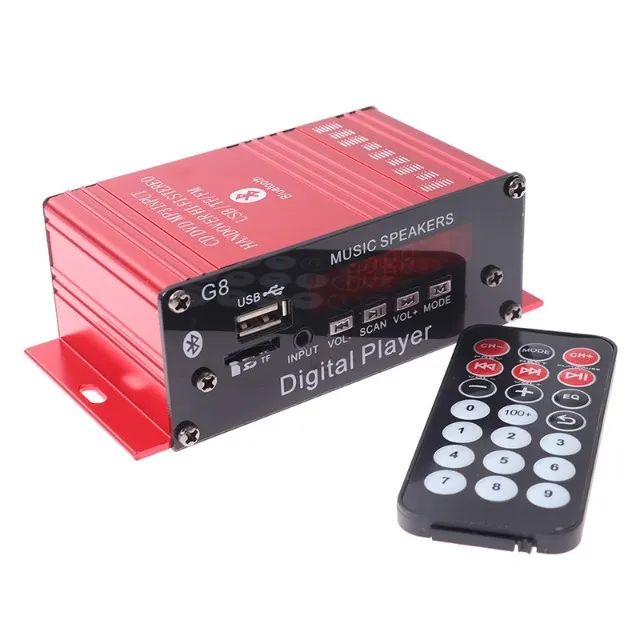 Mini Amplificador Bluetooth 2 Canais Estéreo - Foto 3