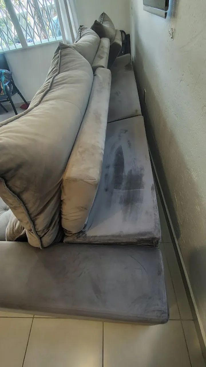 Sofá Retrátil e Reclinável de 3 lugares com 315x109cm - Foto 4