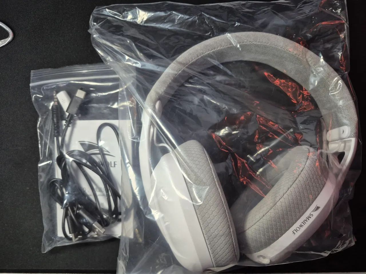 Headset SMALWOLF Branco - Foto 4