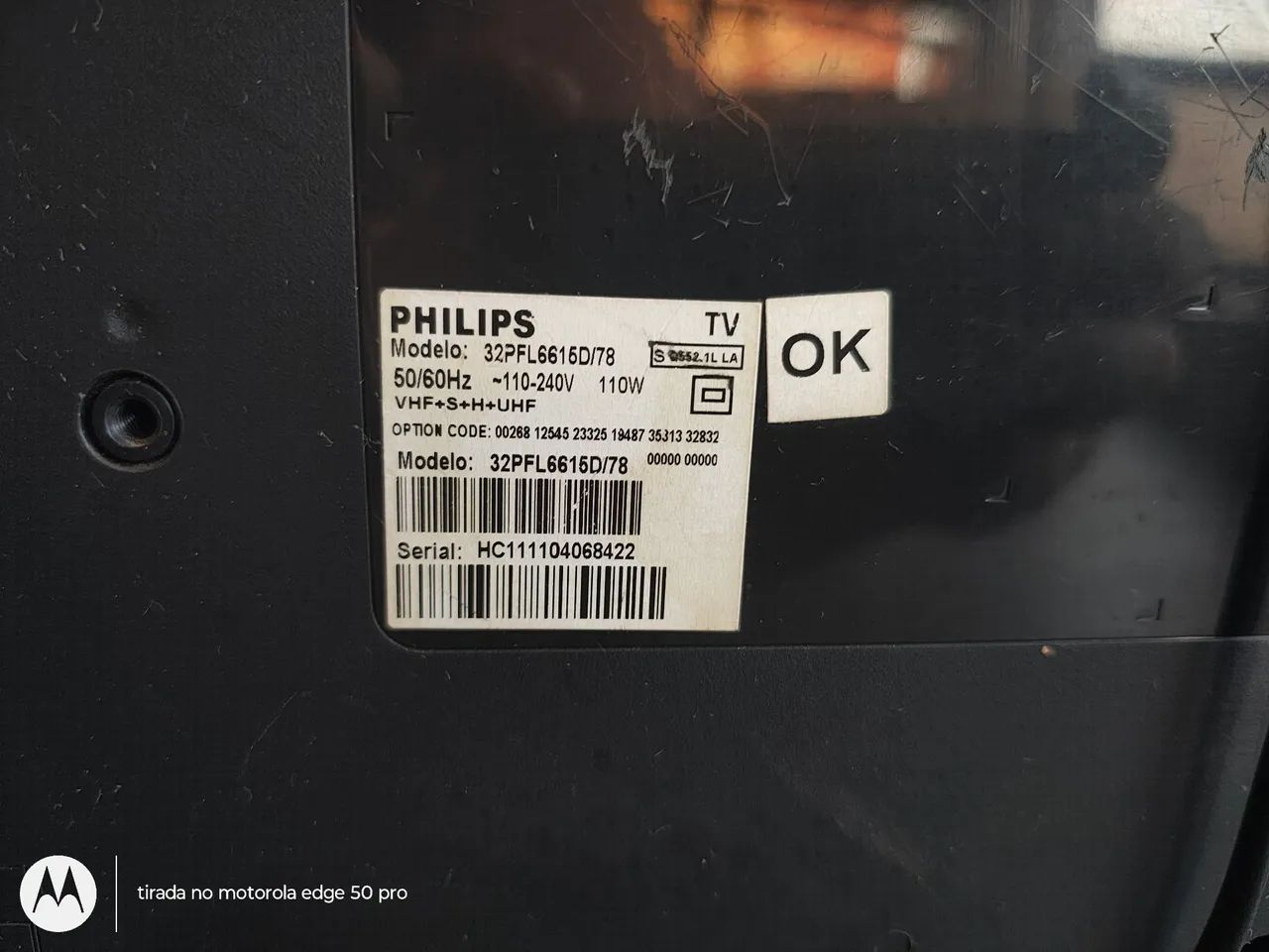 TV Philips 32 polegadas funcionando perfeitamente - Foto 3