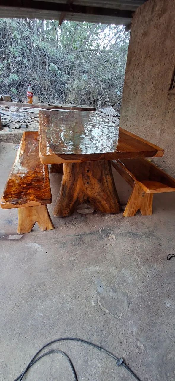 Vendo uma mesa rústica direto da fábrica  - Foto 5