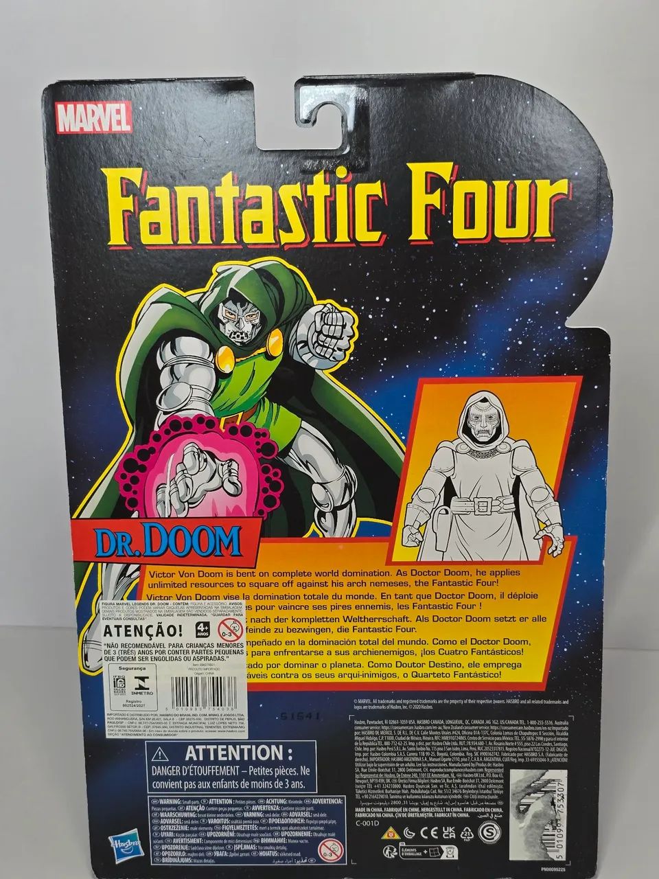 Marvel Legends Quarteto Fantástico Dr.Doom lacrado original - Foto 4