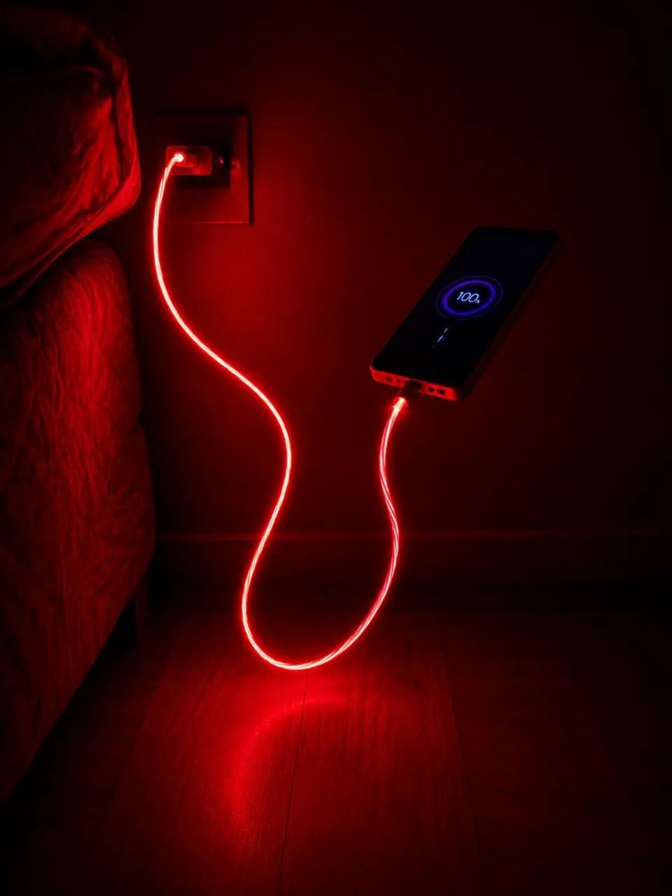 Cabo carregador USB LED  - Foto 2