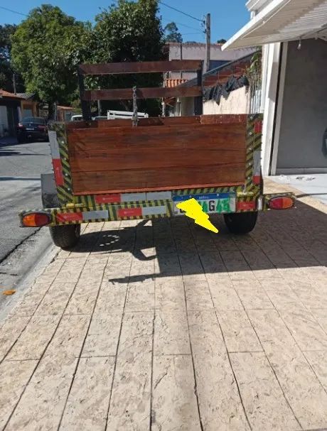 Carrocinha até 500 kilos com step e Documentação em dia - Foto 2