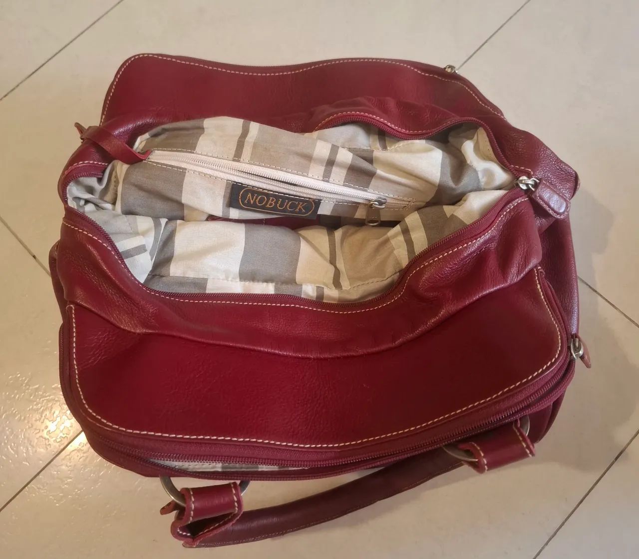 Bolsa de mão Nobuck - Foto 4