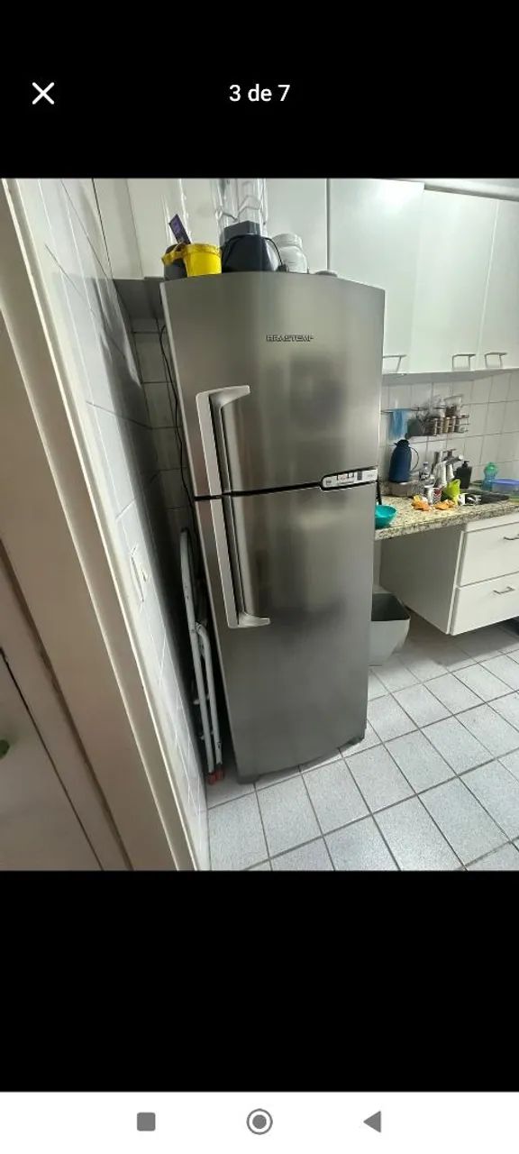 Geladeira Electrolux inox Frost Free duplex completa painel digital Blue touch ! - Foto 4