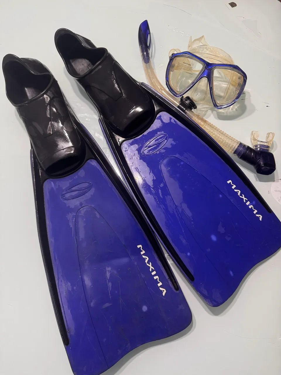 Kit Mergulho Seac Sub + Nadadeiras Maxima (Tam. 40-41) - Completo