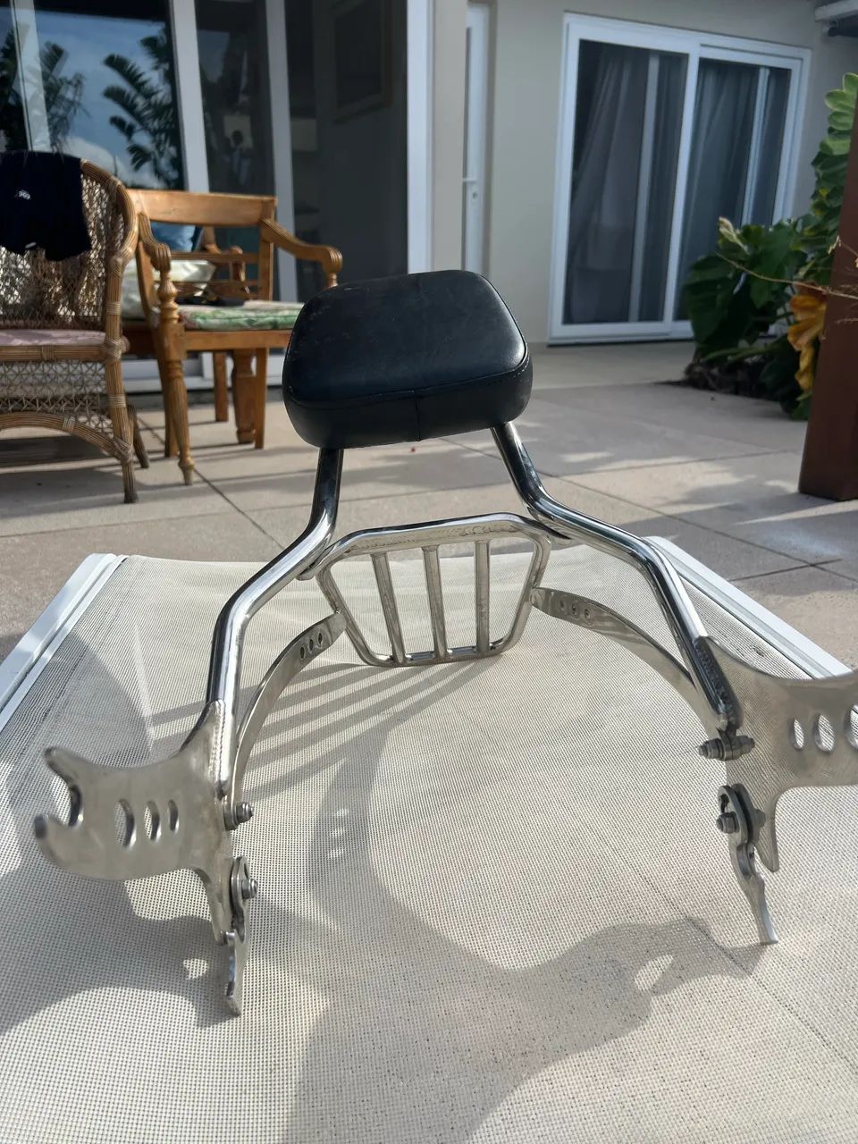 Sissy Bar / Encosto Traseiro Wings Custom com Bagageiro - Foto 2