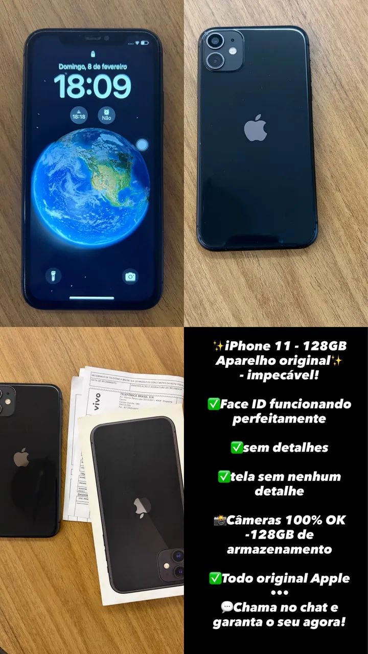 IPHONE 11 128GB sem Detalhes  - Foto 2