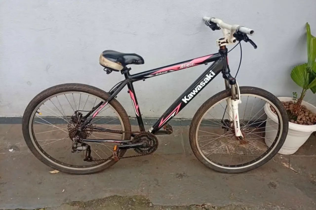 Bicicleta aro 26 freio a disco 