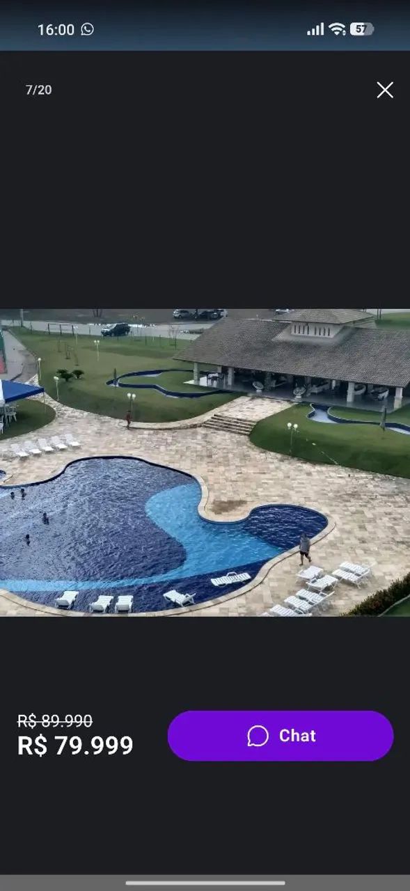 Terreno a venda em condomínio fechado.