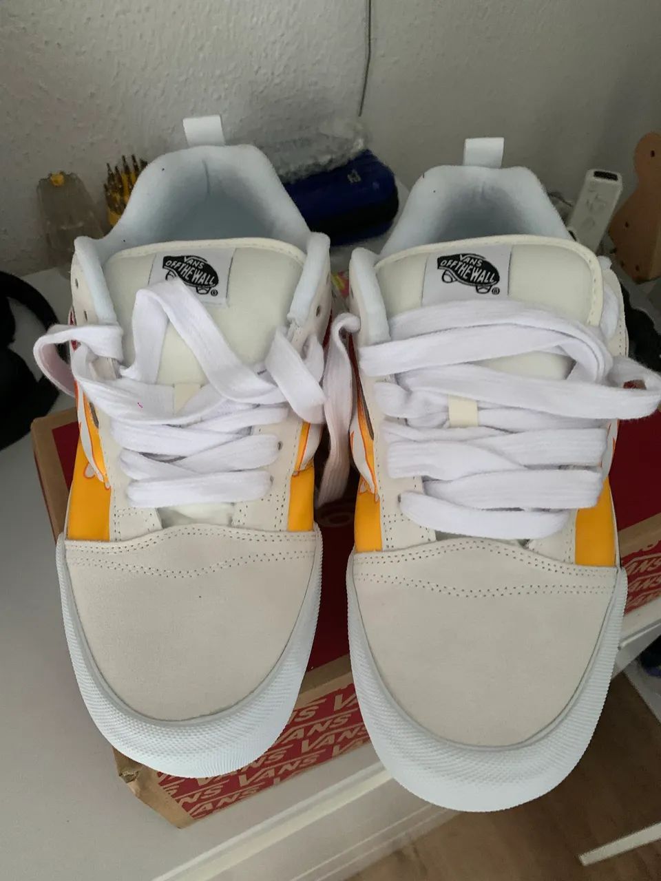Tênis Knu Skool Flame Cream - Foto 2