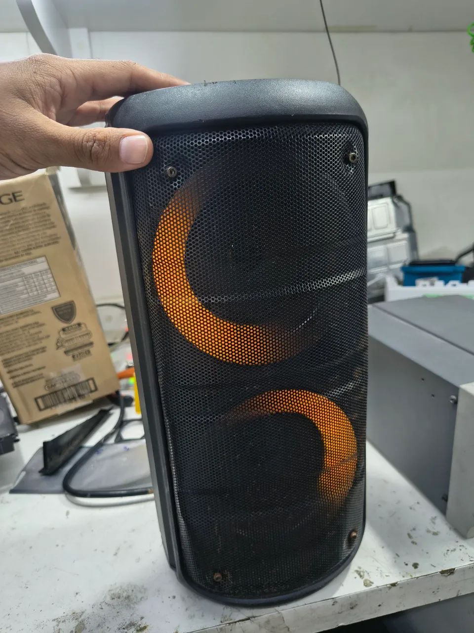 Caixa de som via bluetooth FM e USB - Foto 2