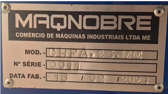 Curvadora Maqnobre CHAPA-25 MM - Ano 2023 - Semi-Nova - Foto 3