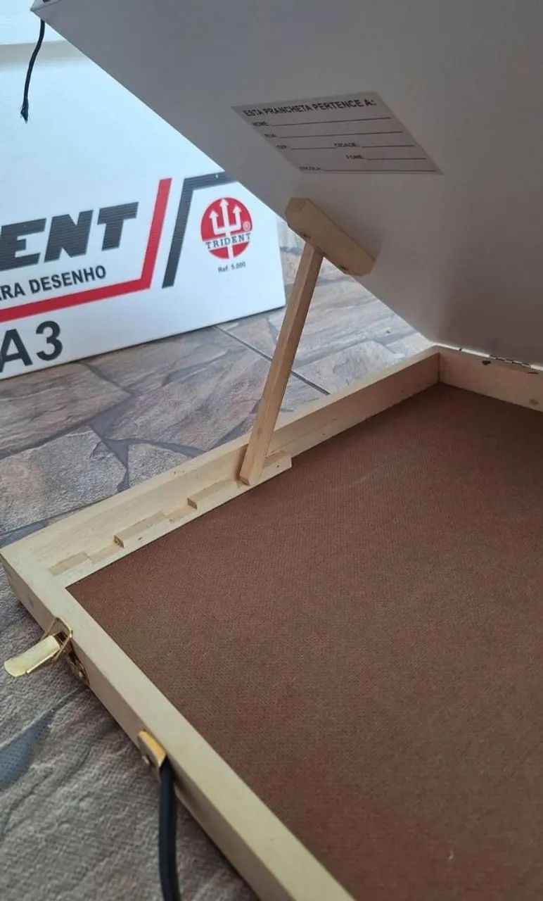 Prancheta Portátil Trident - Formato A3 com régua paralela. - Foto 4