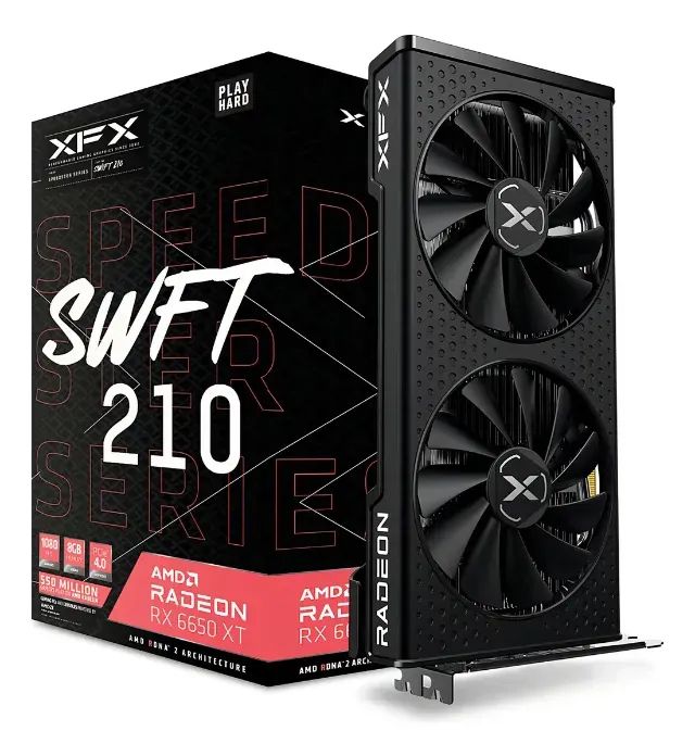 Placa de Vídeo XFX Radeon RX 6650 XT Speedster SWFT210 8GB GDDR6 - Foto 4