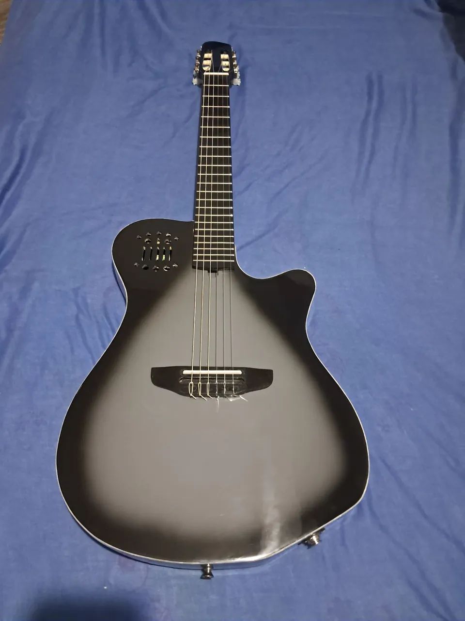 Violão flat semi acústico gleuso luthier 