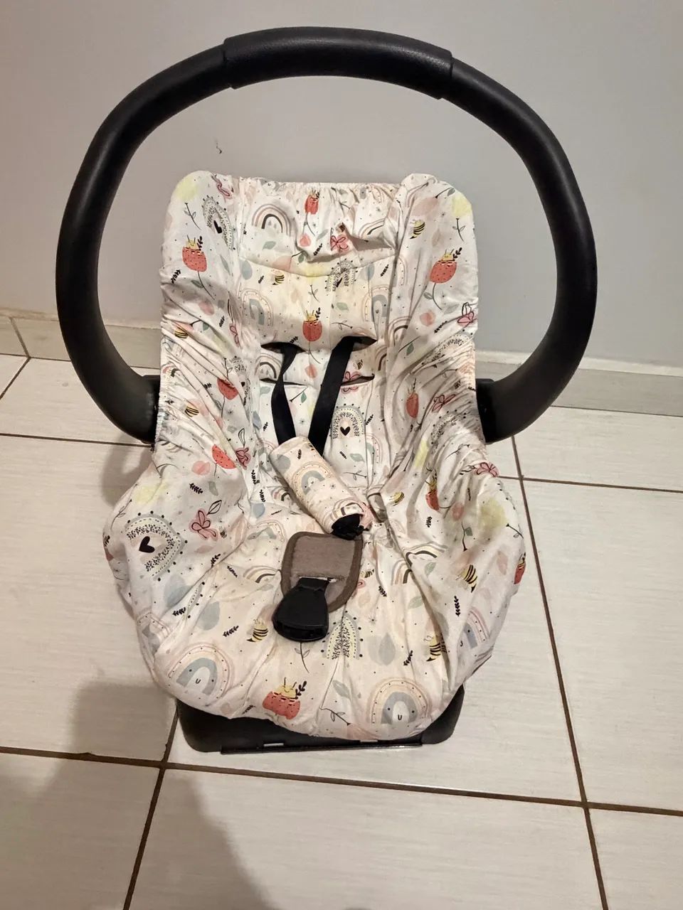 Carrinho de bebê c/ bebê conforto + base  - Foto 2