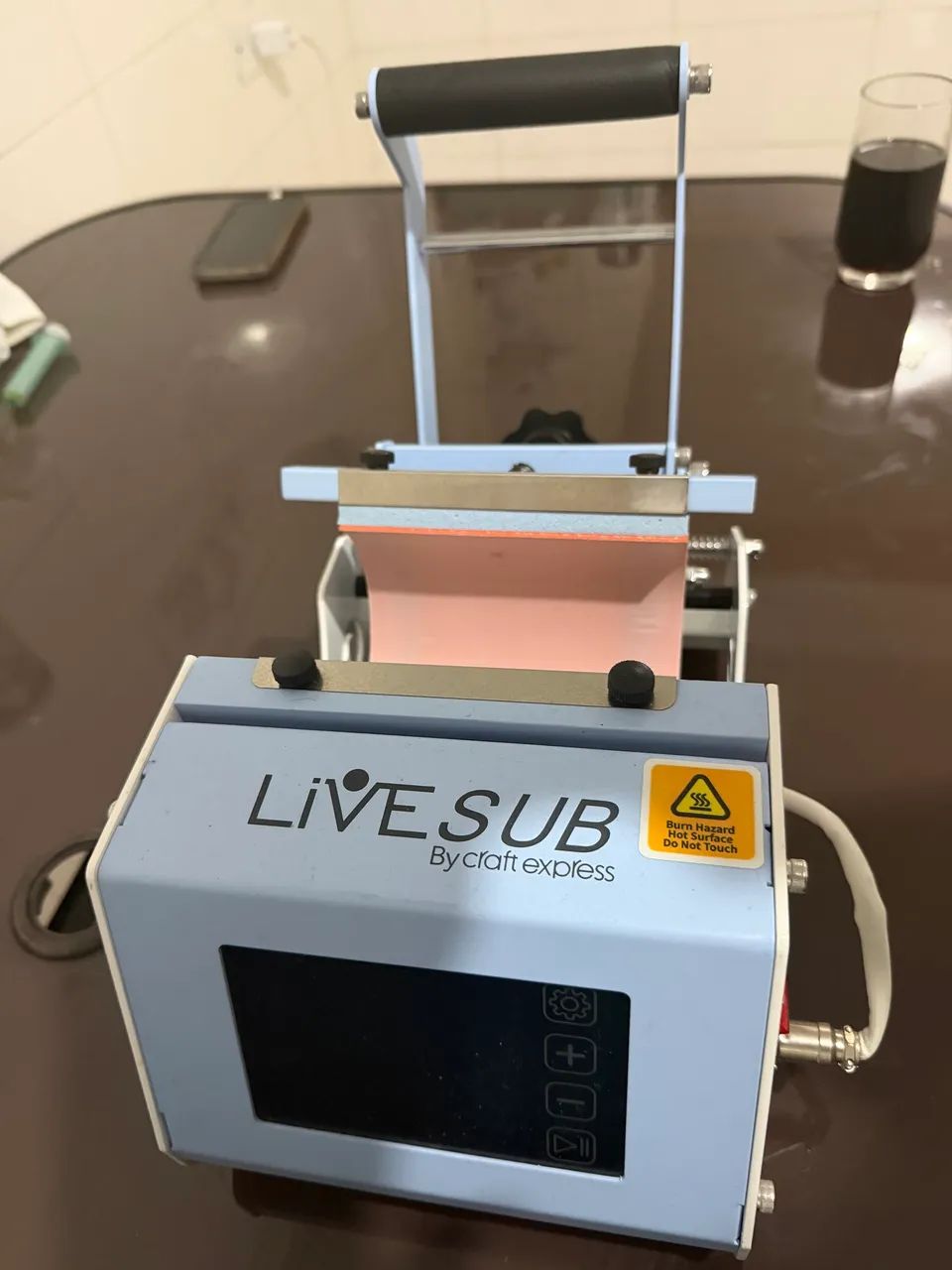 Live sub máquina de estampar Canecas - Foto 3