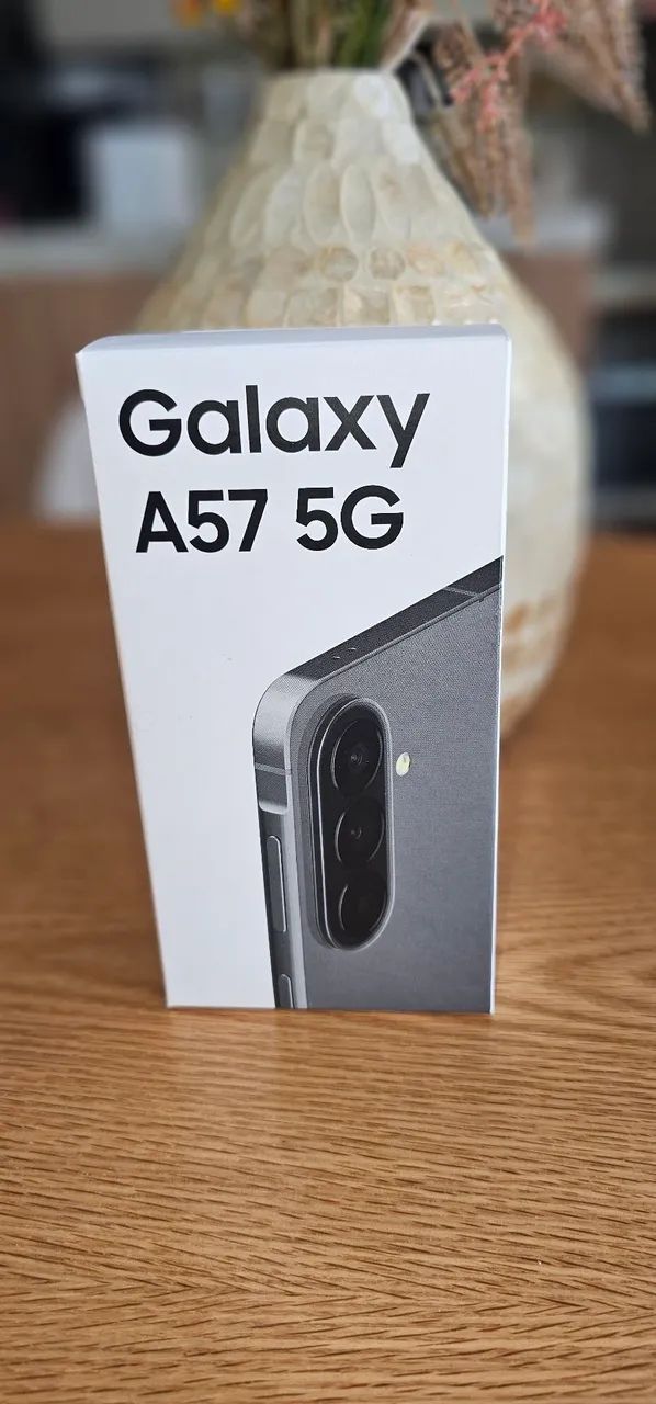 Galaxy A57 128gb Cinza. Novo, lacrado e com NF. Parcelo