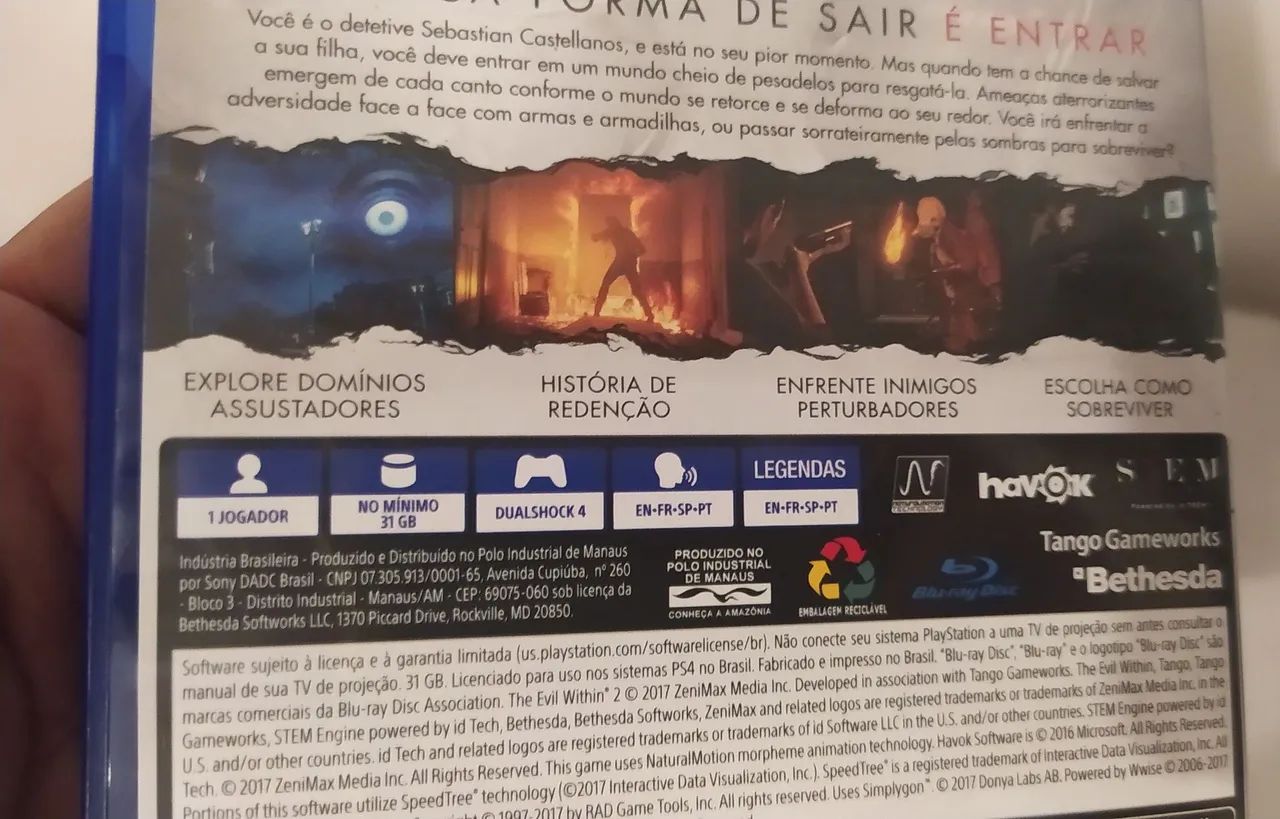 The Evil Within 2 - PS4 - Jogo Original. - Foto 4