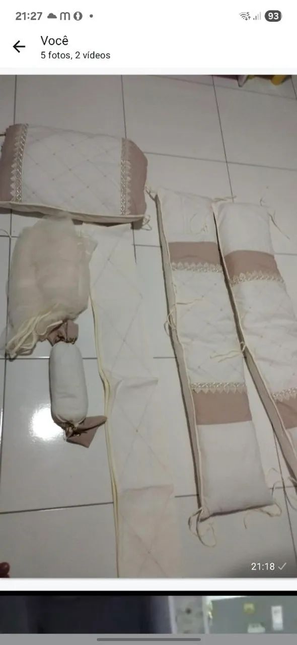 Kit de lençóis para berço 