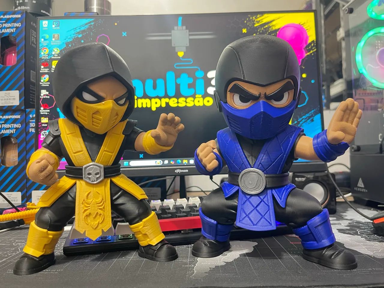 ? DUPLA IMPERDÍVEL: Scorpion & Sub-Zero! ?