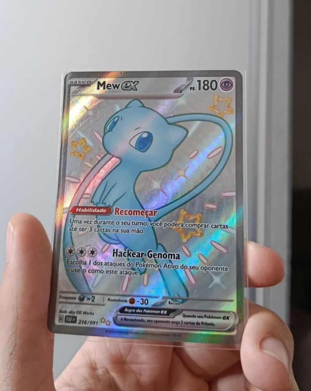 216 091 pokemon card Amazon.com: Pokemon - Mew ex - 216/091 - Shiny Full Art - Ultra Rare main image 1
